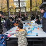 11月に開催されたプラレールで新金線を再現